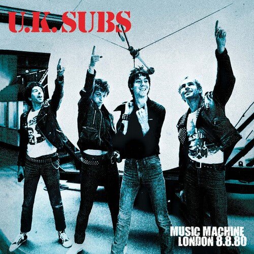 UK SUBS - MUSIC MACHINE LONDON 8/8/80 - BLUE Vinyl LP