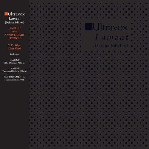 ULTRAVOX - LAMENT (DELUXE EDITION): LIMITED 40TH ANNIVERSARY Vinyl LP
