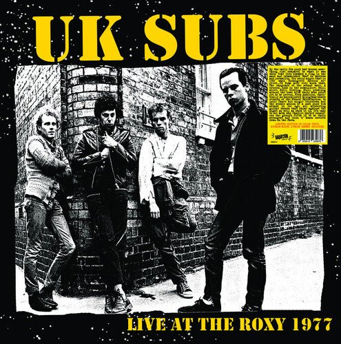 UK SUBS - LIVE AT THE ROXY Vinyl LP