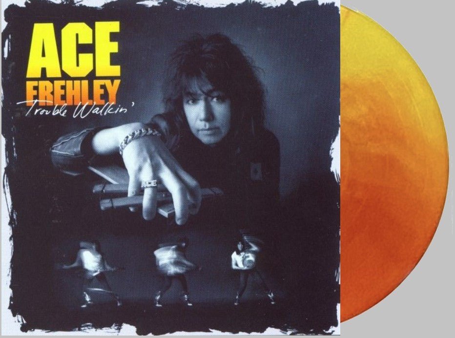 Ace Frehley - Trouble Walkin' Solar Flare Red Yellow & Orange Vinyl LP