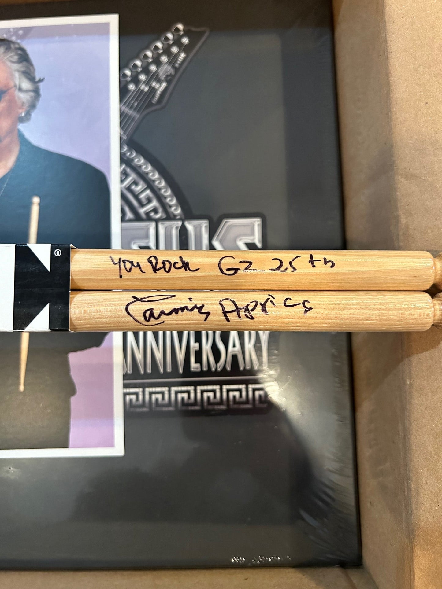 APPICE,CARMINE - GUITAR ZEUS 25TH ANNIVERSARY W/ Autograph Drumsticks Vinyl LP