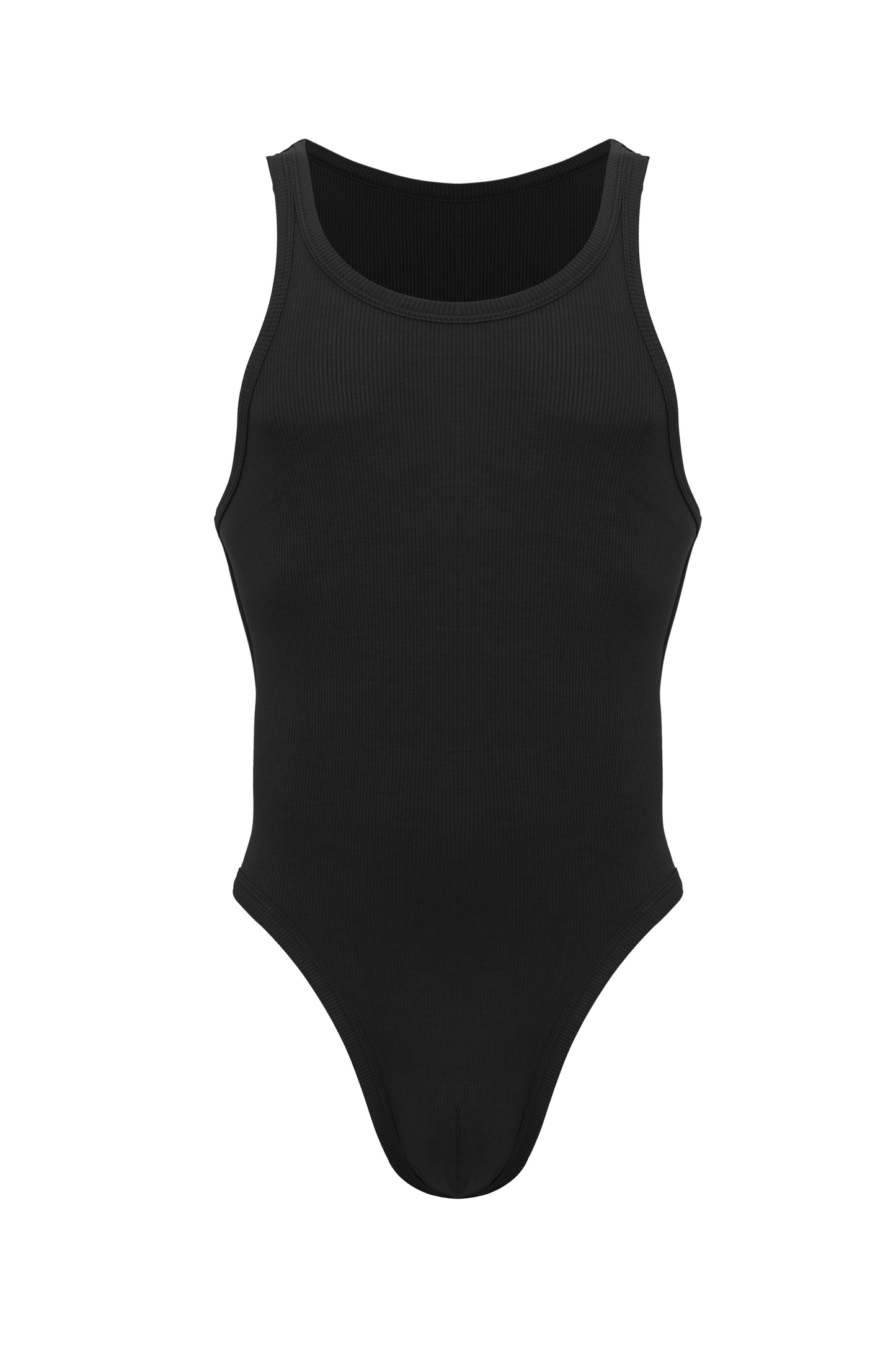 Cotton Rib Bodysuit | Midnight