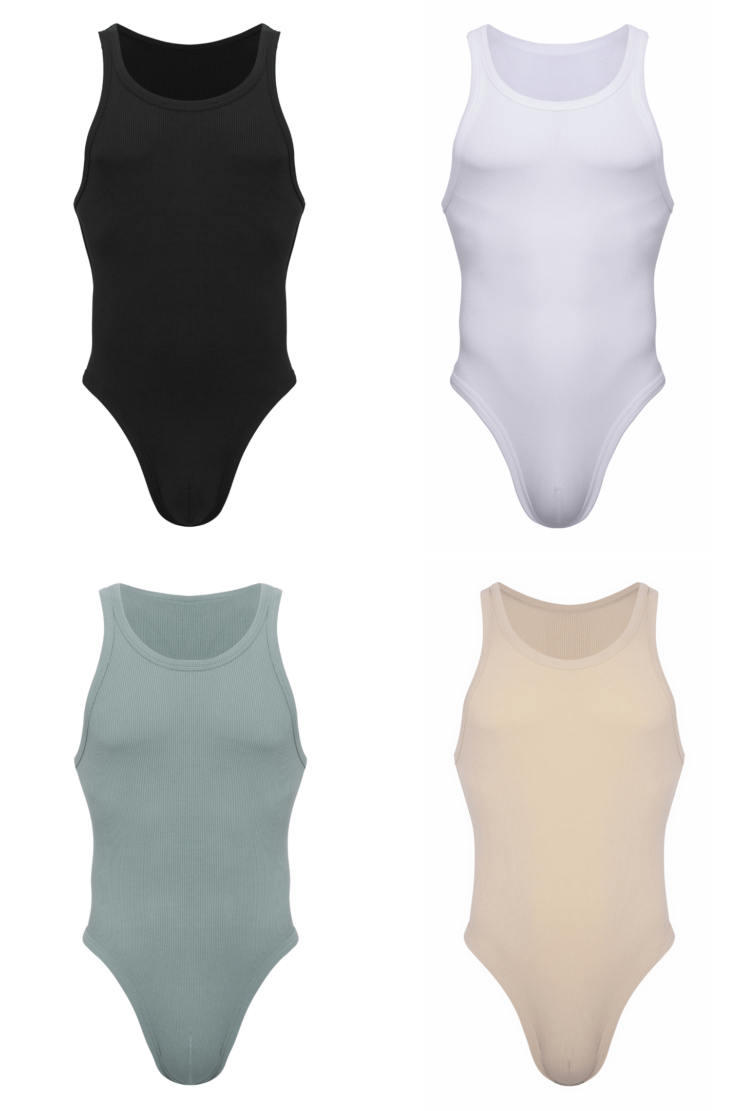 Cotton Rib Bodysuit 4-Pack