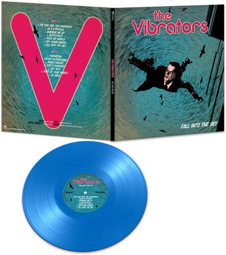VIBRATORS - FALL INTO THE SKY - BLUE Vinyl LP