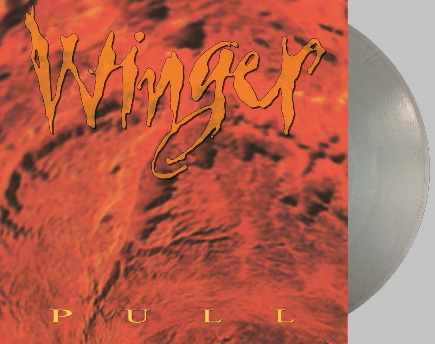 WINGER - PULL Silver Metallic Vinyl LP