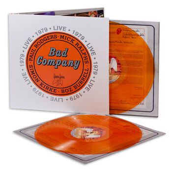 Bad Company - Live 1979 Opaque Orange Vinyl LP