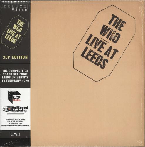WHO - LIVE AT LEEDS (HALF-SPEED MASTER) 3 Vinyl LP