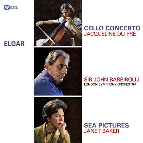 ELGAR / PRE / BAKER / BARBIROLLI - CELLO CONCERTO SEA PICTURES Vinyl LP
