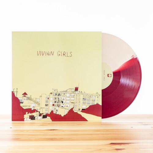 VIVIAN GIRLS - VIVIAN GIRLS (HALF CREAM/HALF MAROON VINYL) Vinyl LP