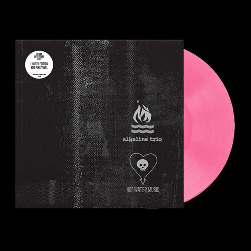 ALKALINE TRIO / HOT WATER MUSIC - SPLIT - HOT PINK Vinyl LP