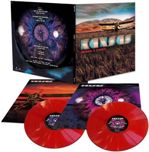 KANSAS - SOMEWHERE TO ELSEWHERE (RED) Vinyl LP