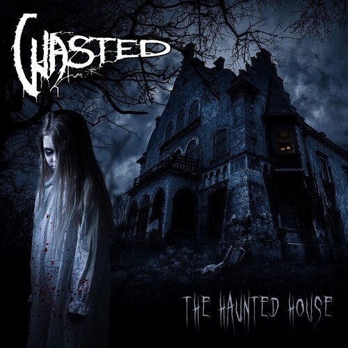 WASTED - HAUNTED HOUSE - RED/WHITE SPLATTER Vinyl LP
