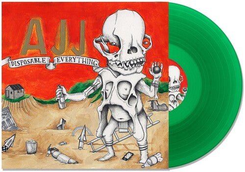 AJJ - DISPOSABLE EVERYTHING - GREEN Vinyl LP