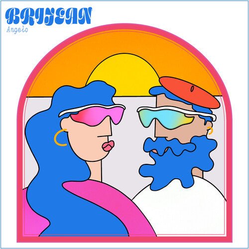 BRIJEAN - ANGELO - PINK & BLUE Vinyl LP