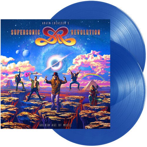 ARJEN LUCASSEN'S SUPERSONIC REVOLUTION - GOLDEN AGE OF MUSIC - TRANSPARENT BLUE Vinyl LP