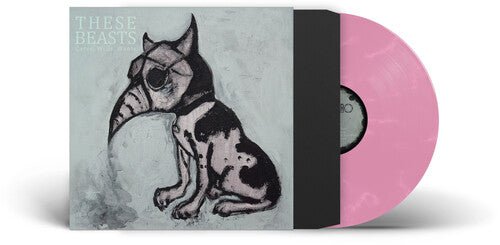 THESE BEASTS - CARES WILLS WANTS - PINK MARBLED Vinyl LP