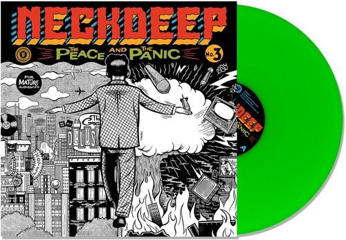 NECK DEEP - PEACE & THE PANIC - NEON GREEN Vinyl LP