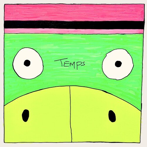 TEMPS - PARTY GATOR PURGATORY - FLUORESCENT PINK & GREEN Vinyl LP