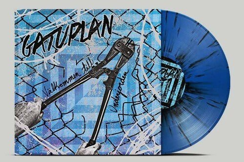 GATUPLAN - VALKOMMEN TILL UNDERJORDEN - BLACK/BLUE SPLATTER Vinyl LP