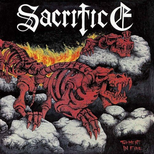 SACRIFICE - TORMENT IN FIRE - CLEAR RED/YELLOW Vinyl LP