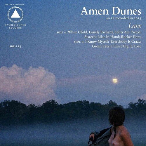 AMEN DUNES - LOVE - BLUE & WHITE MARBLE Vinyl LP
