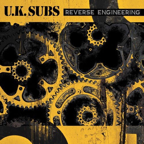 UK SUBS - REVERSE ENGINEERING - YELLOW/BLACK SPLATTER Vinyl LP