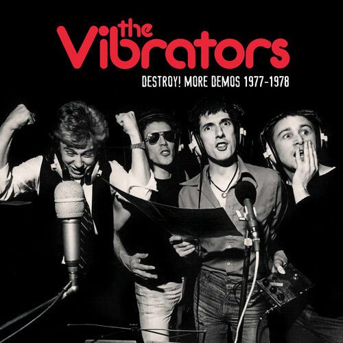 VIBRATORS - DESTROY MORE DEMOS '77-'78 - RED Vinyl LP
