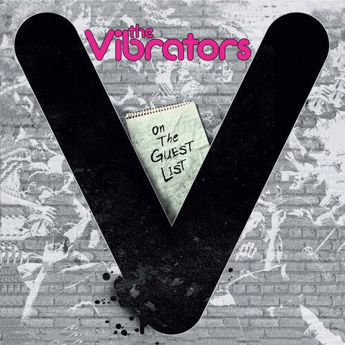VIBRATORS - ON THE GUEST LIST - PINK/BLACK SPLATTER Vinyl LP