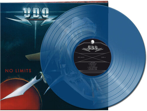 U.D.O. - NO LIMITS - CLEAR BLUE Vinyl LP