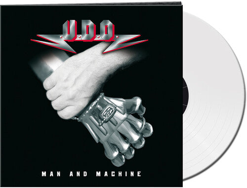 U.D.O. - MAN & MACHINE - WHITE Vinyl LP