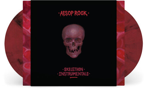 AESOP ROCK - SKELETHON (INSTRUMENTAL VERSION) MAROON/BLACK Vinyl LP
