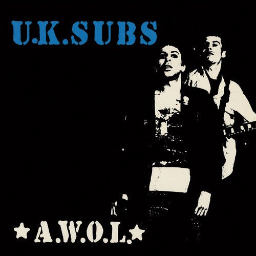 U.K. SUBS - A.W.O.L - BLUE Vinyl LP