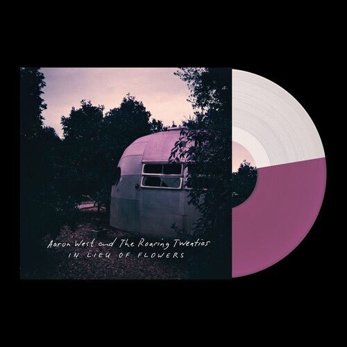 WEST,AARON & THE ROARING TWENTIES - IN LIEU OF FLOWERS - PURPLE & CLEAR SPLIT Vinyl LP