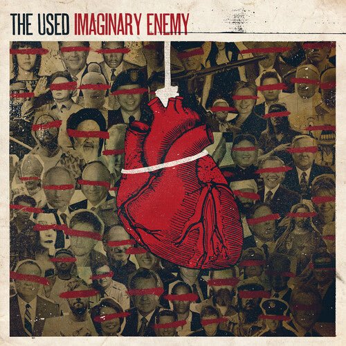 USED - IMAGINARY ENEMY - ORANGE BLACK & WHITE Vinyl LP