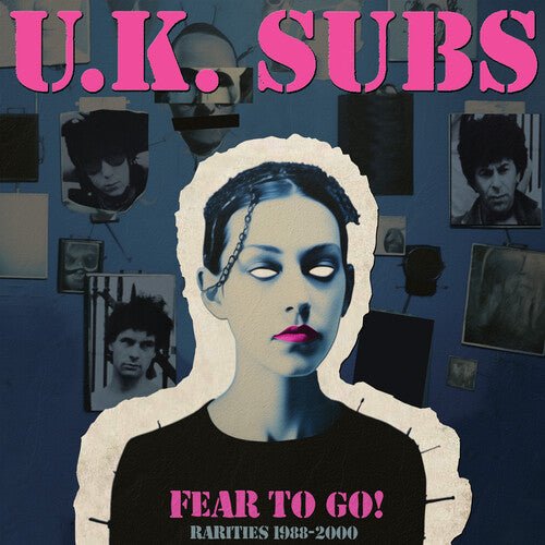 UK SUBS - FEAR TO GO RARITIES 1988-2000 - PINK Vinyl LP