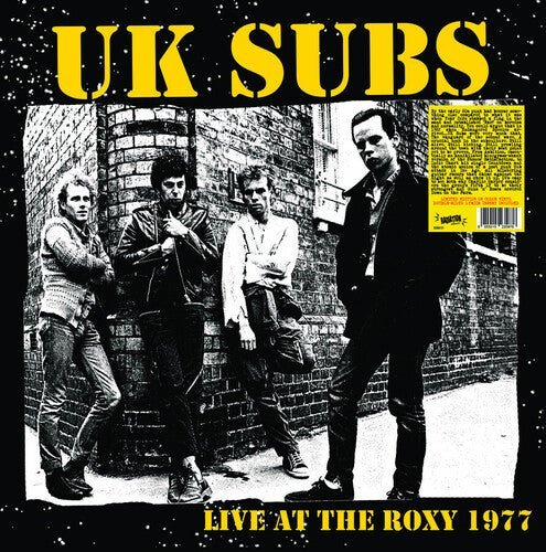 UK SUBS - LIVE AT THE ROXY Vinyl LP
