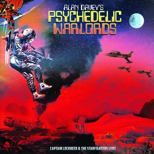 ALAN DAVEY'S PSYCHEDELIC WARLORDS - CAPTAIN LOCKHEED & THE STARFIGHTERS LIVE - YELLOW Vinyl LP