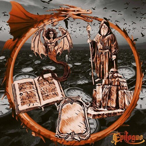VULCANO - EPILOGUE - GREY/BLACK GALAXY Vinyl LP