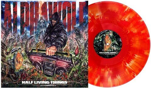 ALPHA WOLF - HALF LIVING THINGS - CLOUDY RED CLEAR Vinyl LP