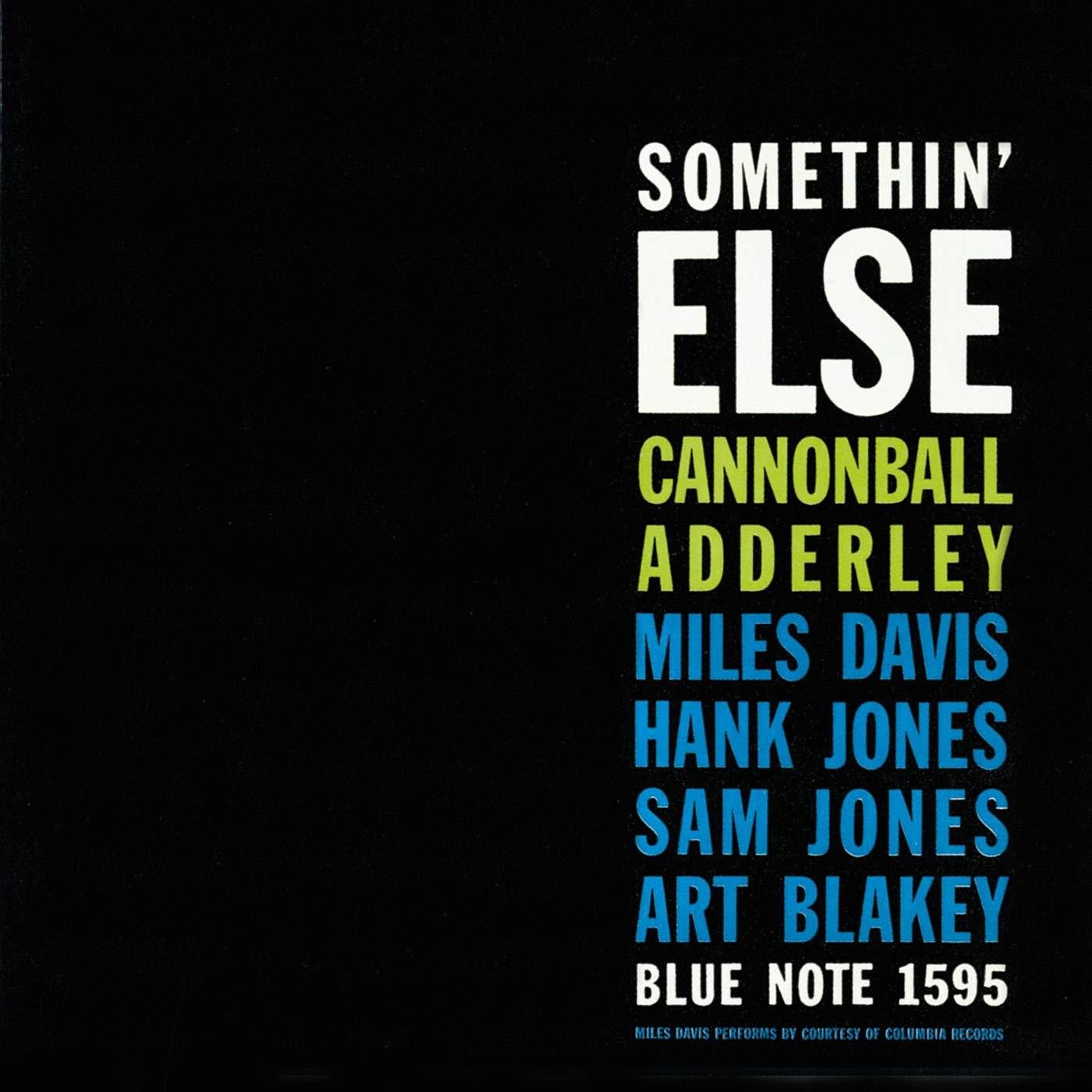 ADDERLEY,CANNONBALL - SOMETHIN ELSE Vinyl LP