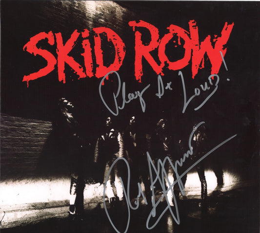 Rob Affuso Autographed and Inscribed "Play It Loud" Skid Row Purple Vinyl LP