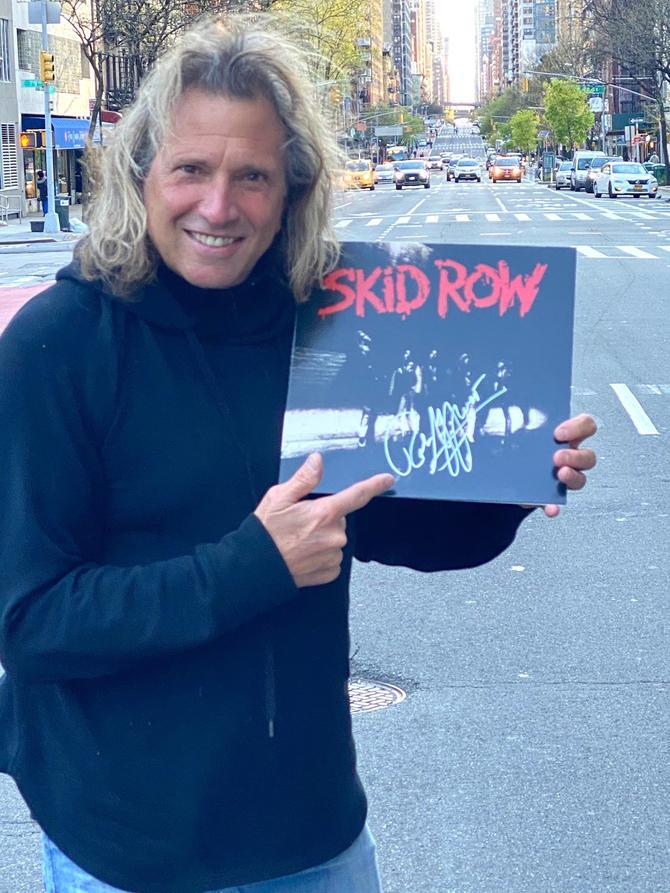 Rob Affuso Autographed and Inscribed "Play It Loud" Skid Row Purple Vinyl LP