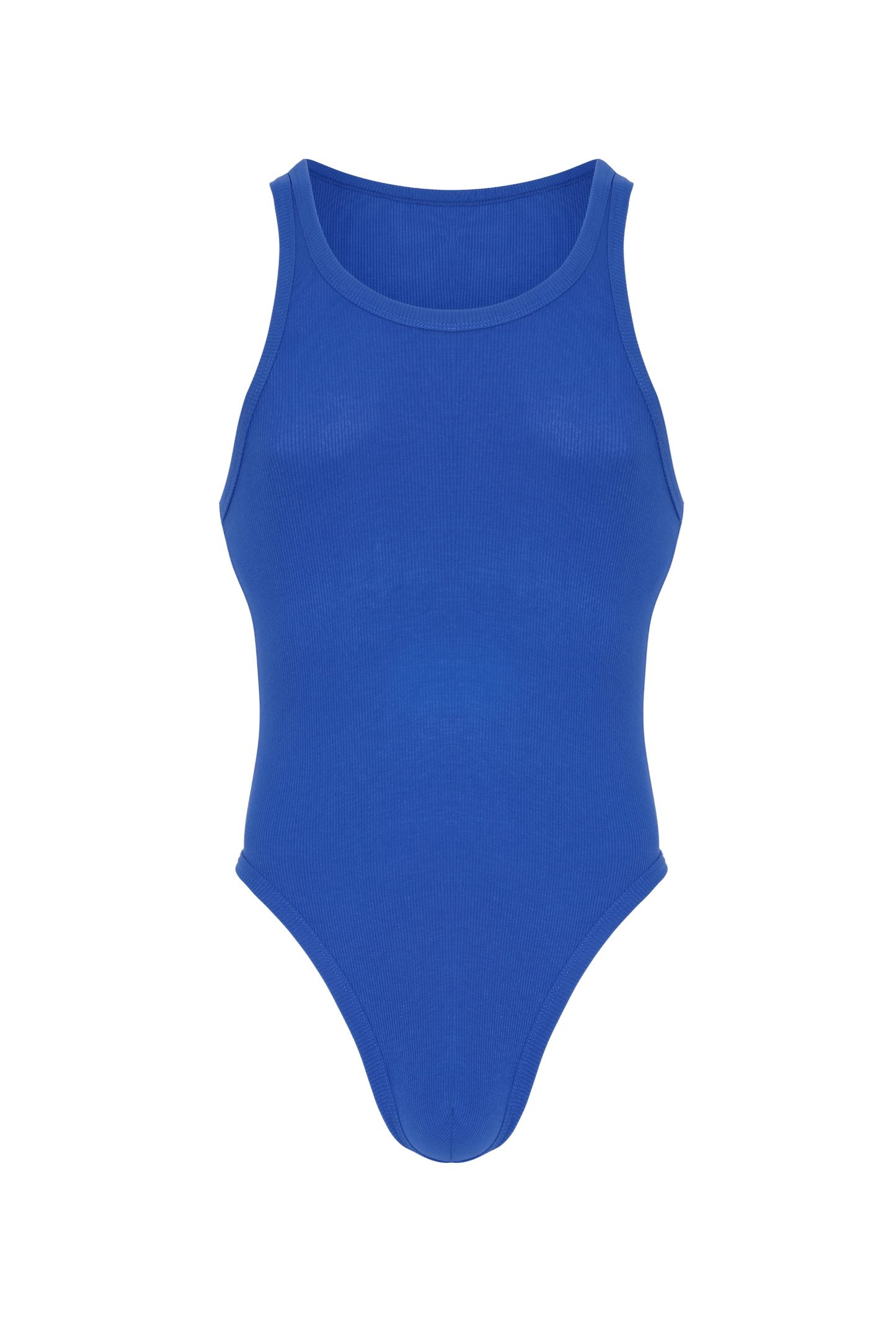 Cotton Rib Bodysuit | Cobalt
