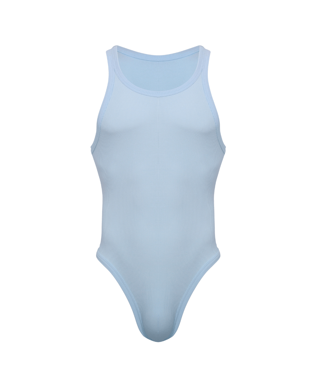 Cotton Rib Bodysuit | Baby Blue