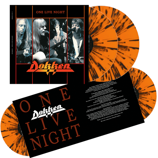Dokken - One Live Night Orange Vinyl LP (tiny corner crease)