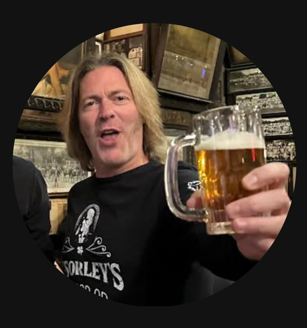 Don Jamieson - No Sleep 'Til McSorley's w/ Autographed Coaster Light Ale Vinyl LP