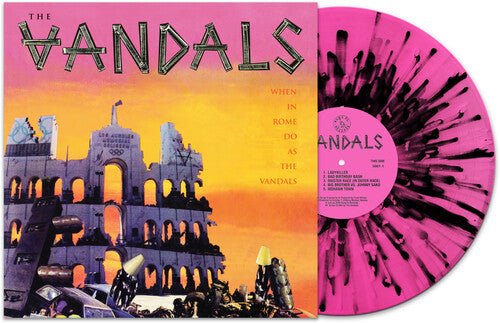 VANDALS - WHEN IN ROME DO AS THE VANDALS - PINK/BLACK Vinyl LP