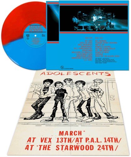 ADOLESCENTS - LIVE AT THE HOUSE OF BLUES Vinyl LP