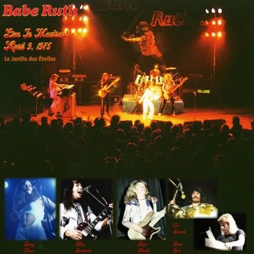 BABE RUTH - LIVE IN MONTREAL APRIL 9 1975 - RED Vinyl LP