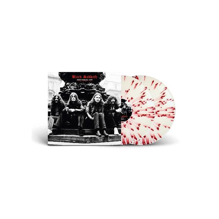 BLACK SABBATH -Montreux 1970 & Lost BBC Sessions Limited Edition Import, Clear & Red Splatter Vinyl LP